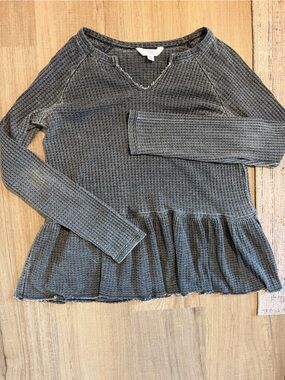 Waffle Knit Top